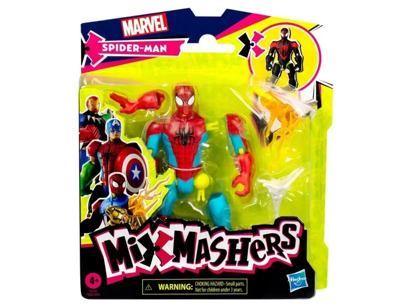 Marvel MixMashers Spiderman Figure 12cm