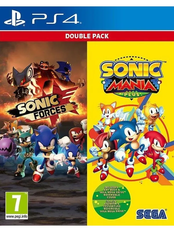 Sonic Mania Plus and Sonic Forces Double Pack - Sony PlayStation 4 - Action