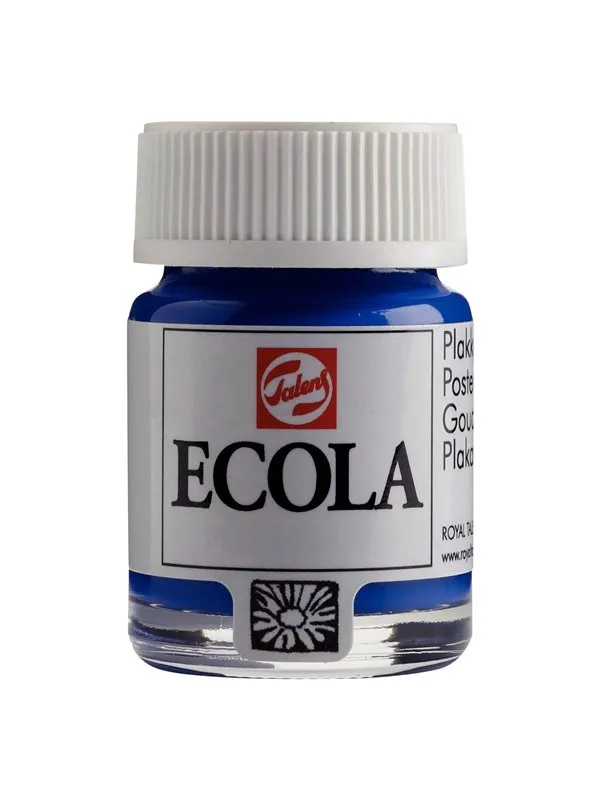 Bruynzeel - Ecola Poster Paint Bottle 16ml Dark Blue 502