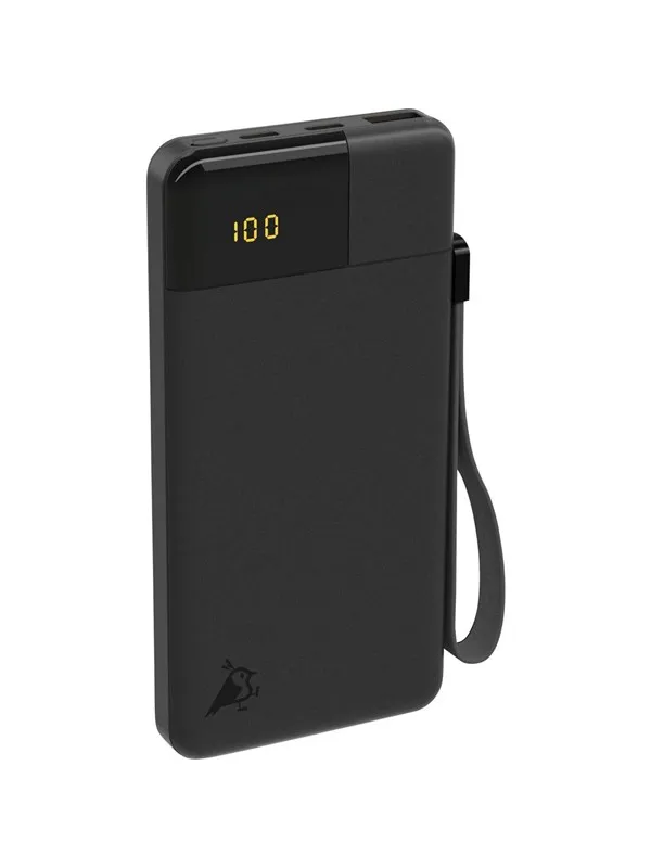 Aqiila Powerbird B10 - 20W - Nødlader - Svart - 10000 mAh