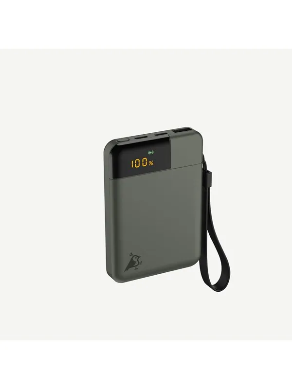 Aqiila Powerbird B5 - 12W - Nødlader - Mose - 5000 mAh