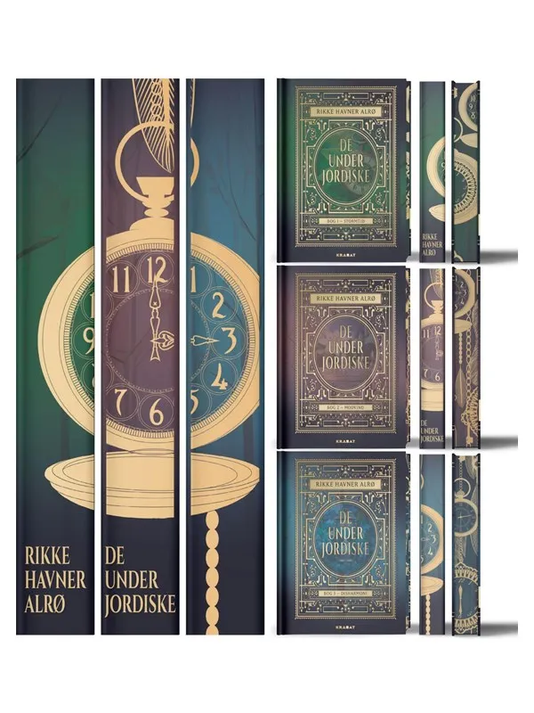 De underjordiske trilogi - Skjønnlitteratur - hardback