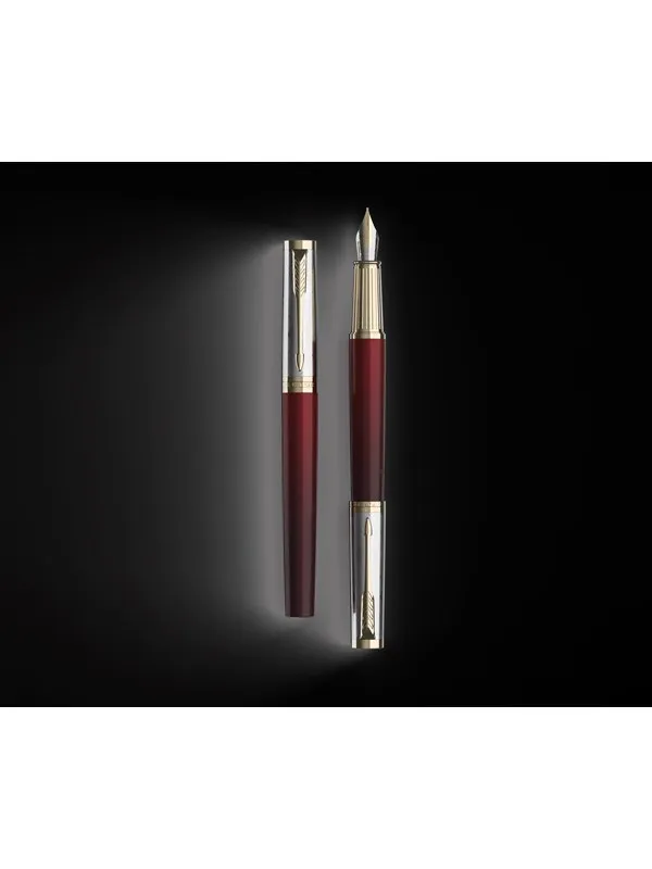 Parker Ingenuity Arnold Palmer Signature Limited Edition Red Gold Trim Fountain pen Medium tip Black ink