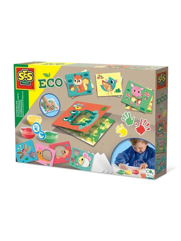 SES Creative Eco Fingerpaint Cards
