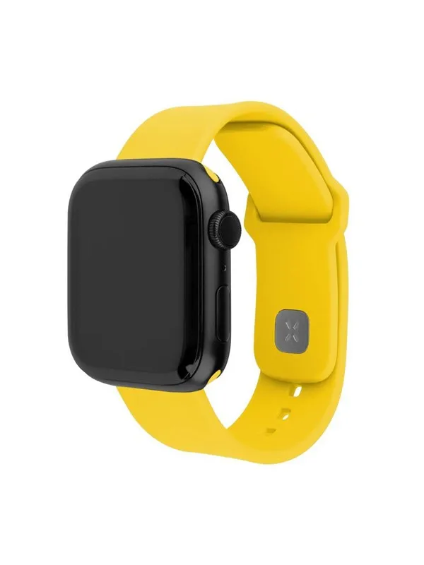 FIXED Silicone Sporty Strap SET Apple Watch 38/40/41mm Yellow