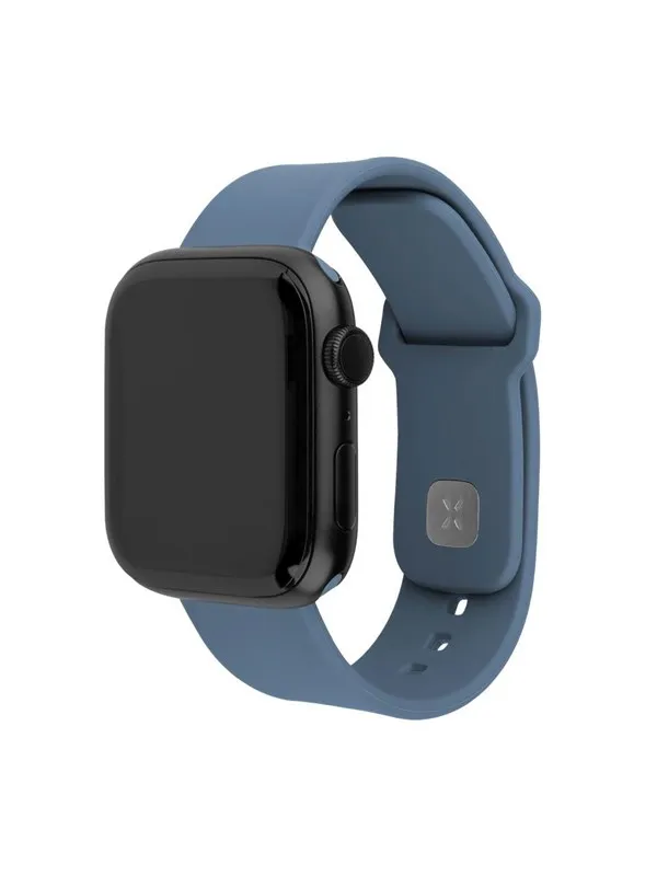 FIXED Silicone Sporty Strap SET Apple Watch 38/40/41mm Green-Blue