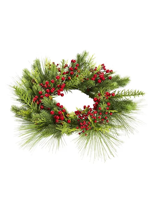 NORDIC WINTER Artificial wreath Ø60 cm w/berries