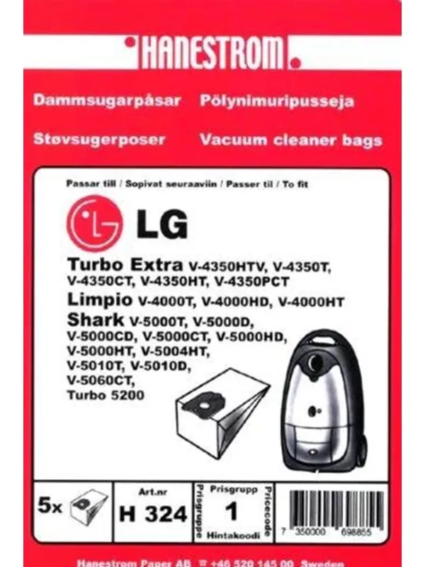 hanestroem Vacuum Cleaner Bags - 5 pcs