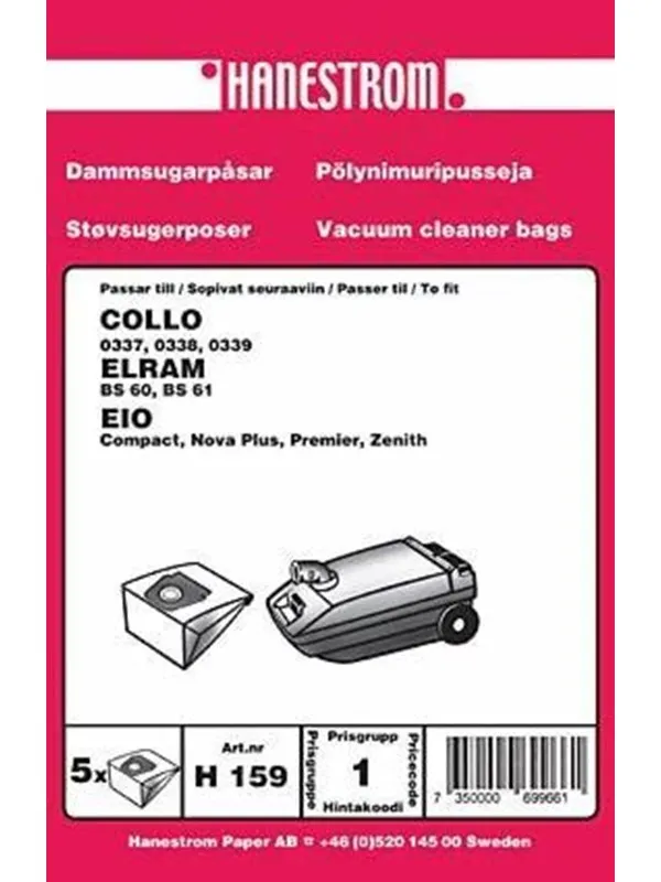 hanestroem Vacuum Cleaner Bags - 5 pcs