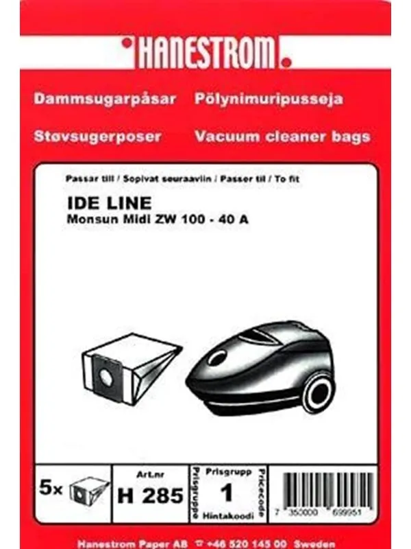 hanestroem Vacuum Cleaner Bags - 5 pcs