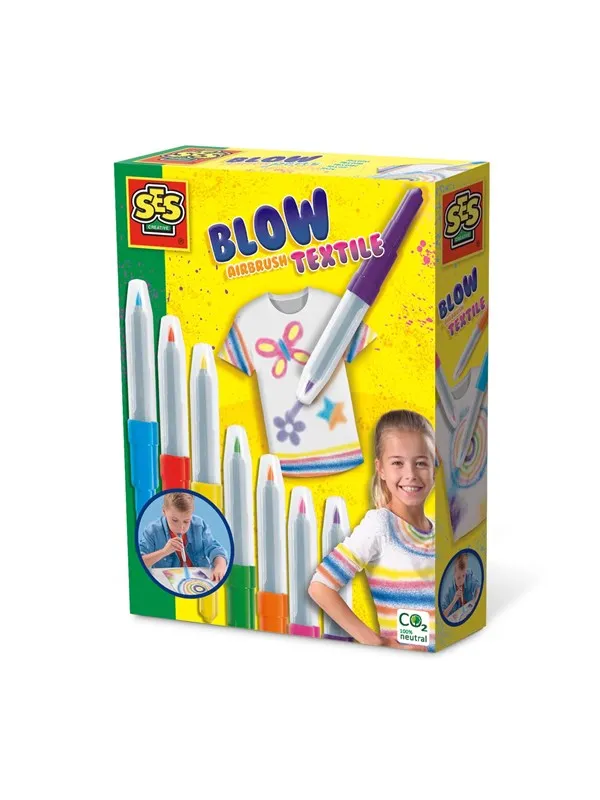 SES Creative Blow Airbrush Pens - Textile