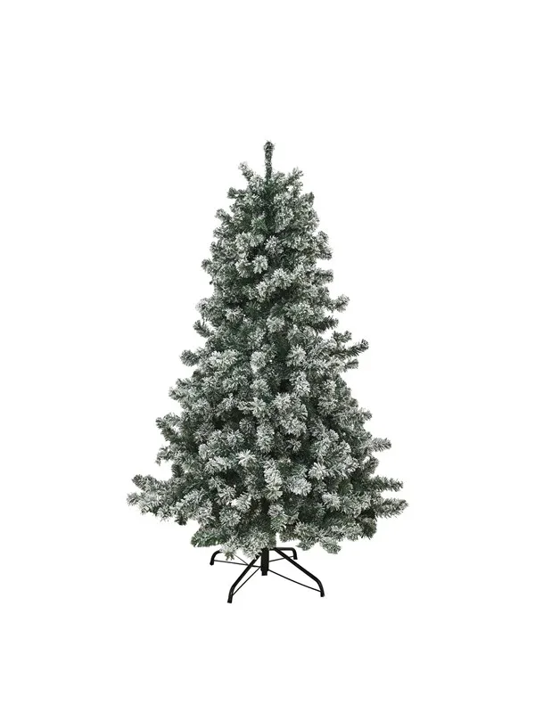 NORDIC WINTER Christmas tree artificial PVC - 180x118 cm - "FROST" w/snow Class B+