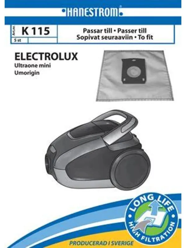 hanestroem Vacuum Cleaner Bags K115 - 5 pcs