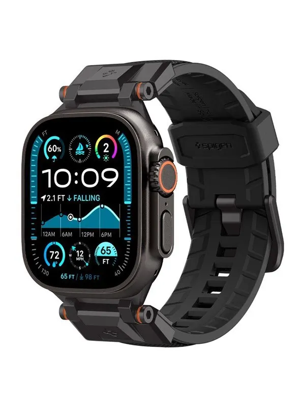 Spigen DuraPro Armor - black edition - Apple Watch 49mm/46mm/45mm/44mm