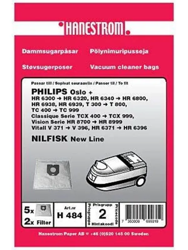 hanestroem Vacuum Cleaner Bags - 5 pcs