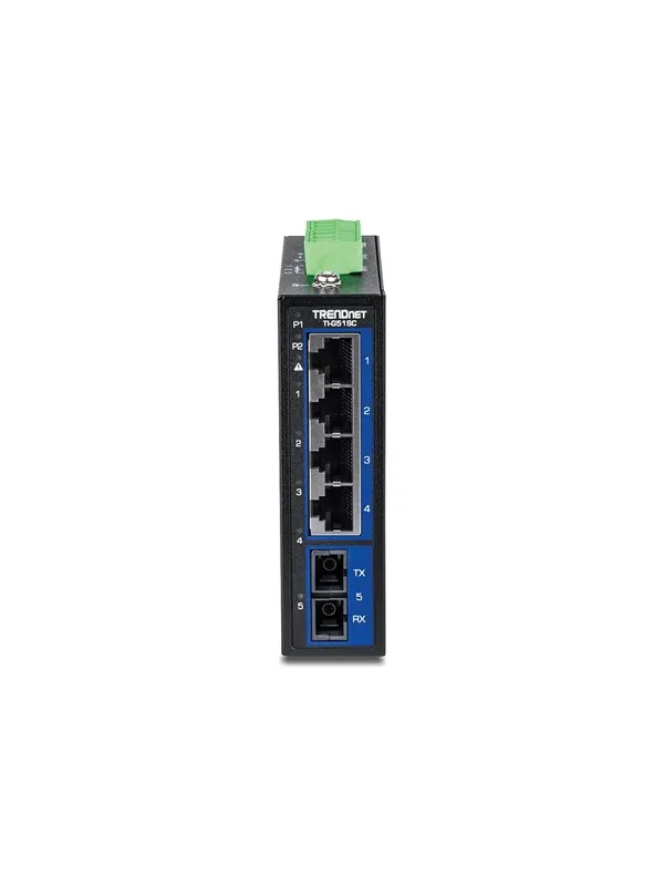 TRENDnet TI-G51SC - Version v1.0R - switch - industrial with multimode SC port - 5 ports - TAA Compliant