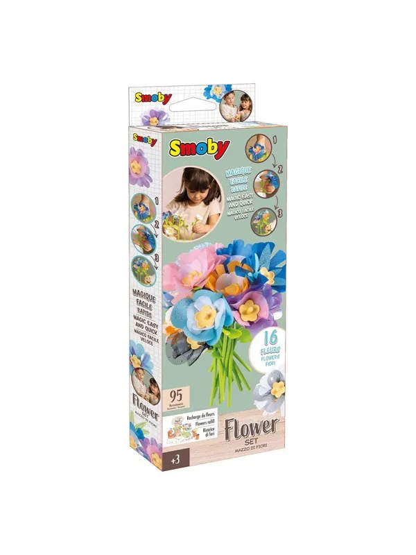 Smoby - Crea Flower Shop Refill 95pcs.