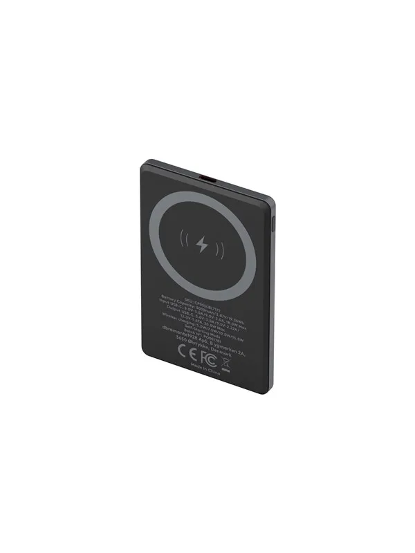 dbramante1928 re-charge Magsafe Nødlader - Grey - 5000 mAh