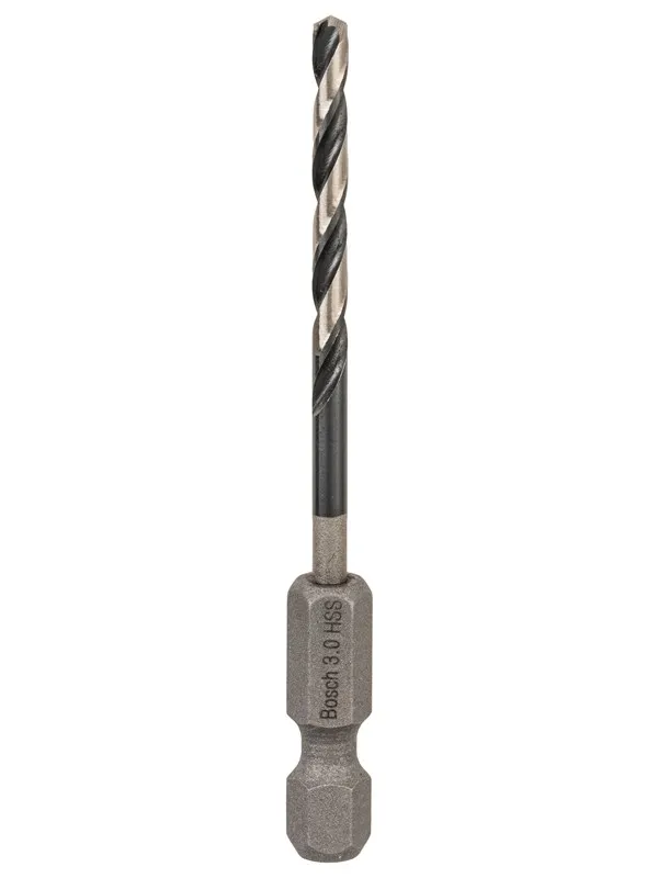 Bosch HSS spiralbor med sekskanttange 3,0 mm 3 x 33 x 72 mm