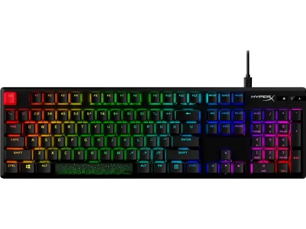 HyperX Alloy Origins PBT Mechanical - Gamingtastatur - Engelsk (USA) - Svart