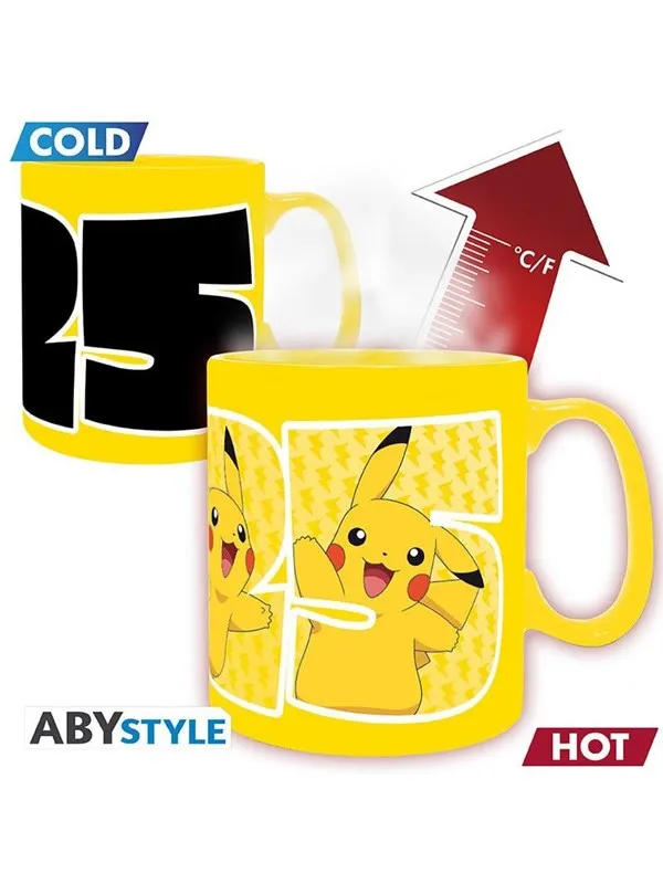 ABYstyle - POKEMON Heat Change Mug Pikachu 25 King size - Krus