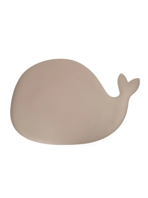 Filibabba Anti-slip floormat - Christian the whale - Warm Grey
