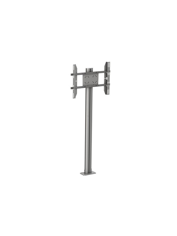 Multibrackets M Display Stand 180 Single Silver w. Floormount - Max 60 kg - recommended for 63"