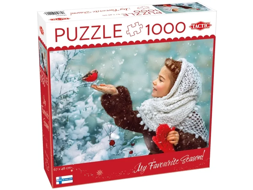 Tactic Girl with Red Mittens 1000 pcs puzzle