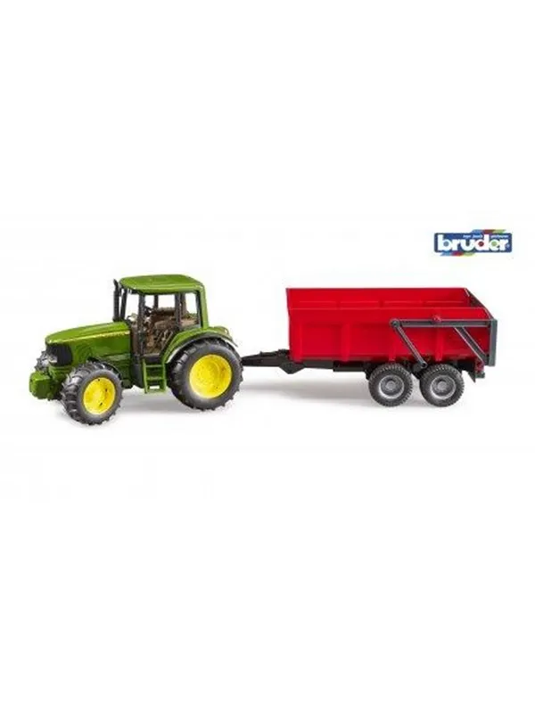 Bruder  John Deere 6920 tractor with tipping trailer toy