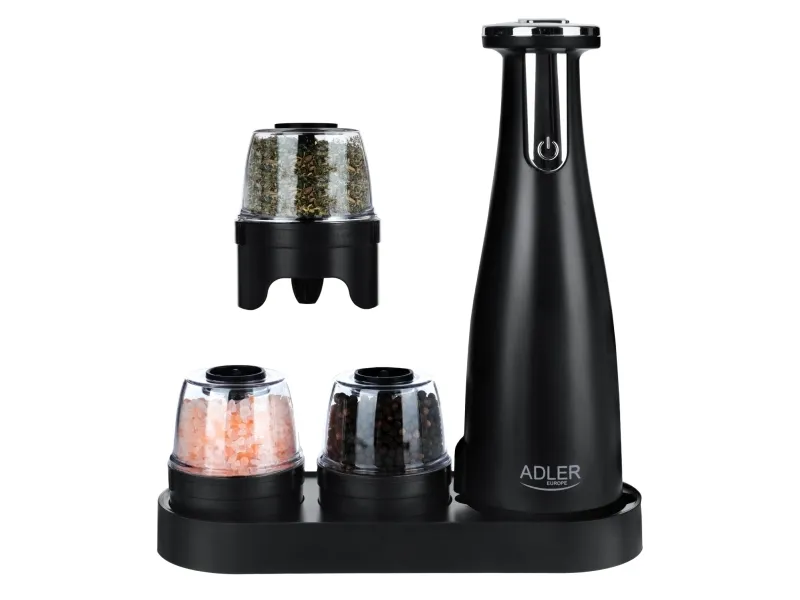 Adler AD 4449b - pepper & salt grinder - matte black