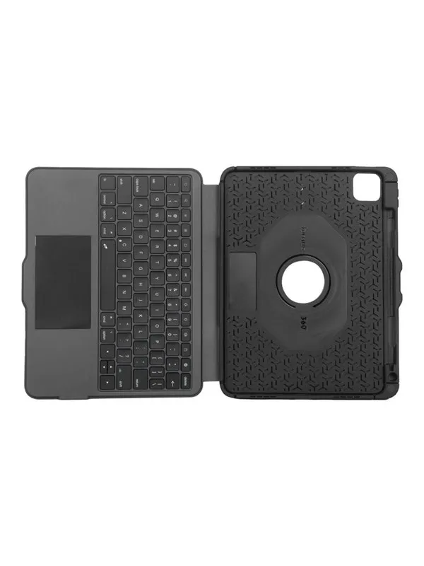 Targus Versavu - keyboard and folio case - with trackpad - QWERTZ - German - black Input Device - Tastatur & Foliosett - Tysk - Svart