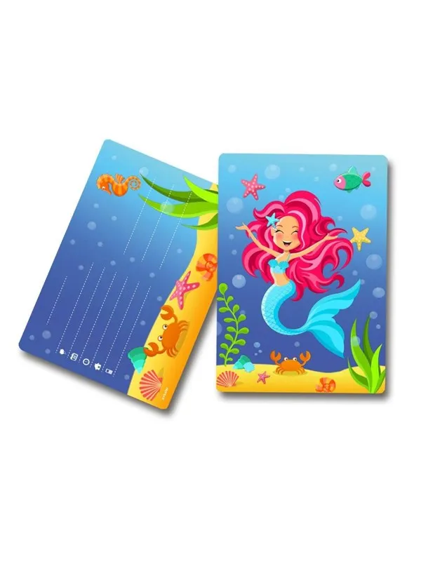 Folat BV - Invitations Mermaid 8pcs.