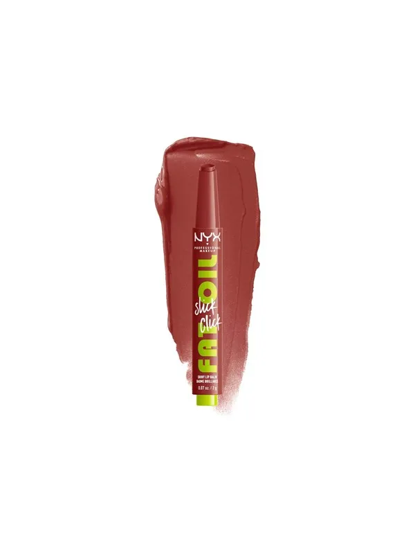 NYX Professional Makeup Fat Oil Slick Click - shiny lip balm - going viral (rose) (04) - high shine