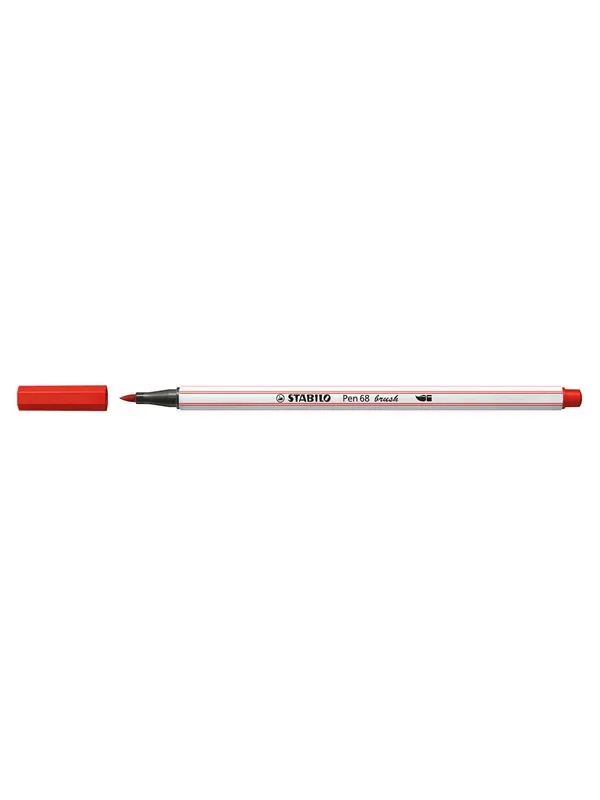 STABILO Pen 68 Brush - Felt-tip pen - Carmine red (48)