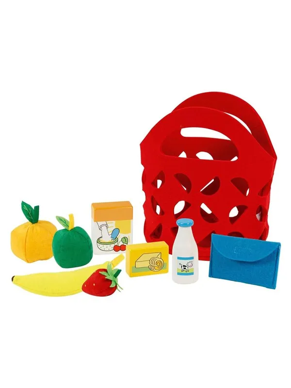 Goki - Shopping Bag with Shopping Felt 9 pcs.