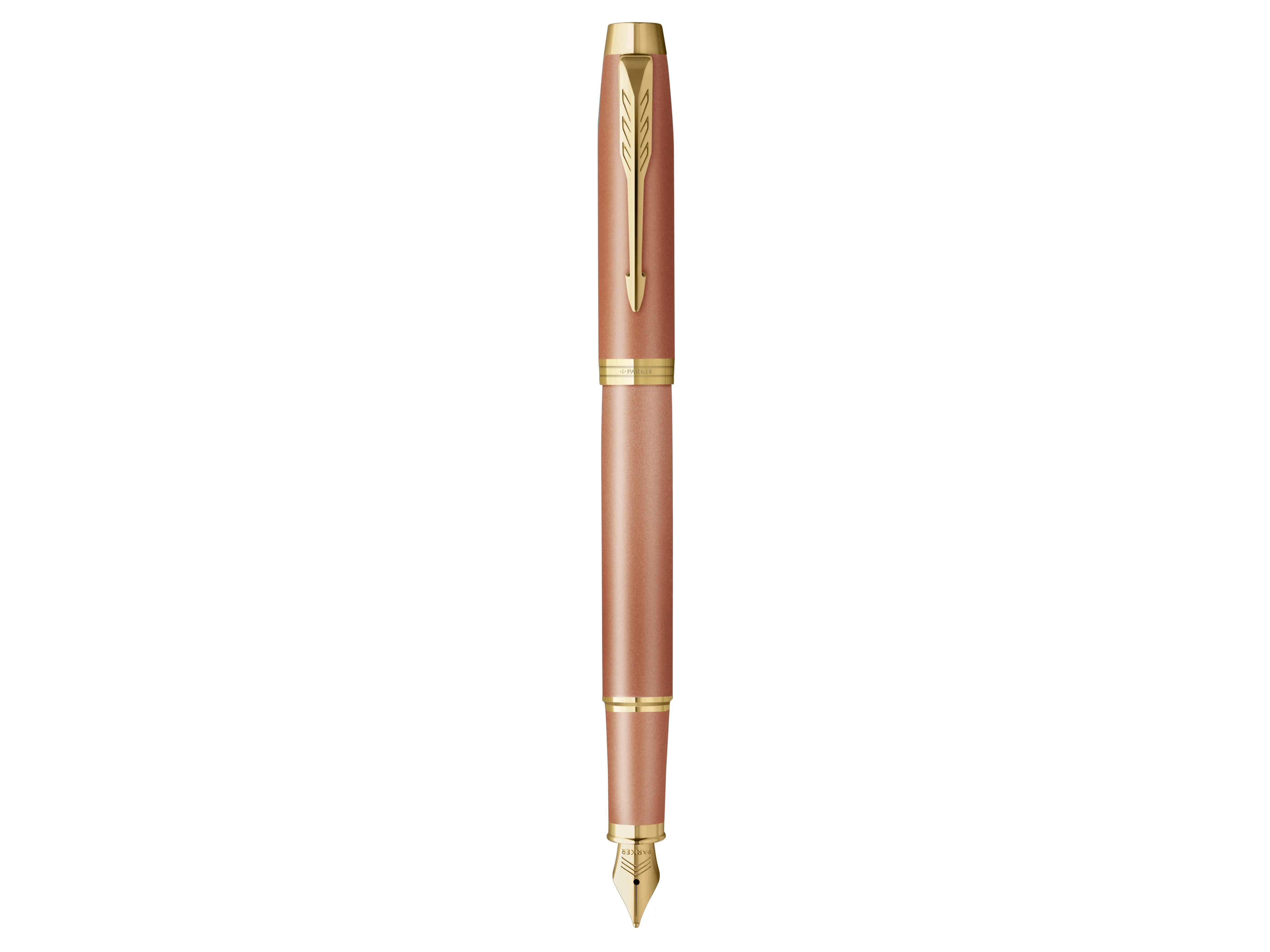 Parker IM Writing Rituals Fountain Pen Uplifting Orange Finish with Gradient & Gold Trims Medium Nib Blue Ink Gift Box