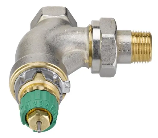 Danfoss RA-DV 10 dynamic radiator valve angled 3/8"