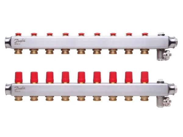 Danfoss floor heating manifold 9+9 SSM