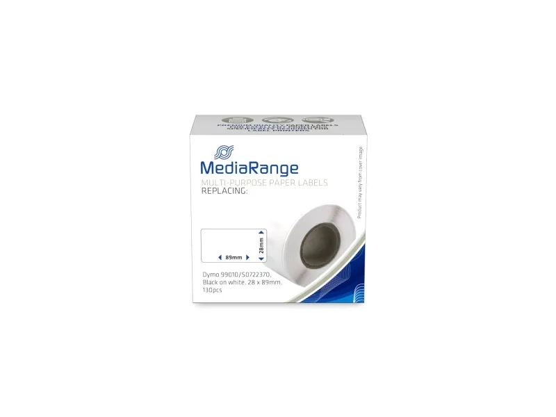 MediaRange - labels - 130 label(s) - 28 x 89 mm (alternative for: DYMO 99010 DYMO S0722370)