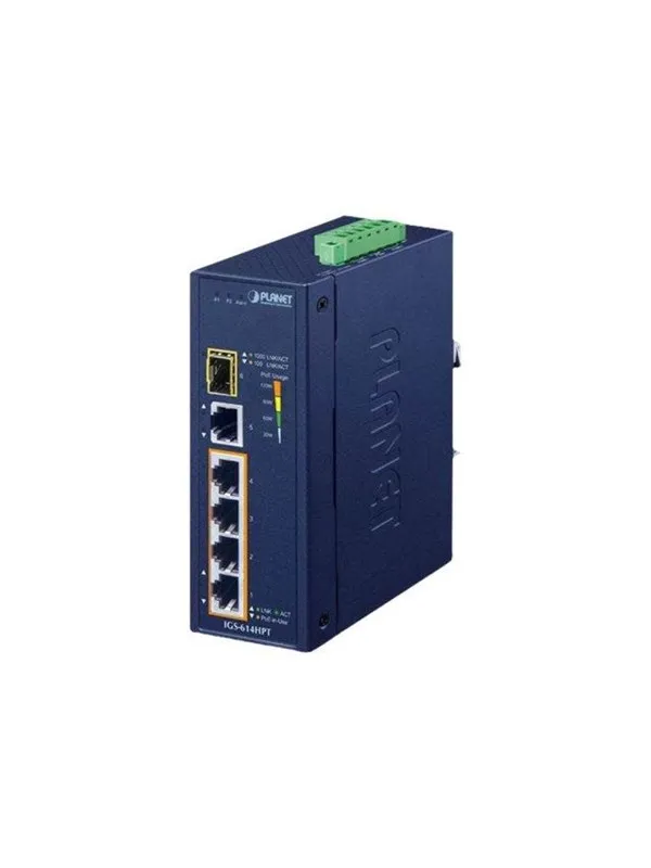 PLANET IGS-614HPT - switch - 6 ports - unmanaged