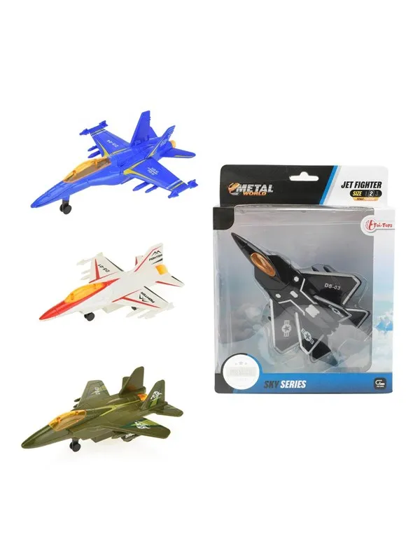 Toi-Toys Metal Pull-back Fighter Plane