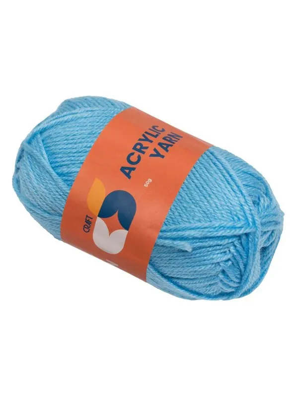 Colorations - Acrylic yarn Light Blue 50g