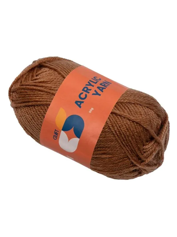 Colorations - Acrylic yarn Brown 50g