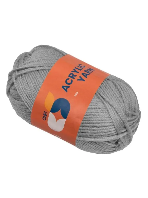 Colorations - Acrylic Yarn Grey 50g
