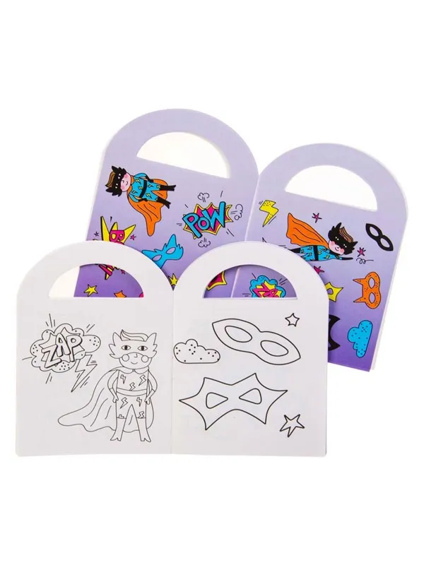 LG-Imports Coloring Book with Stickers Superhero