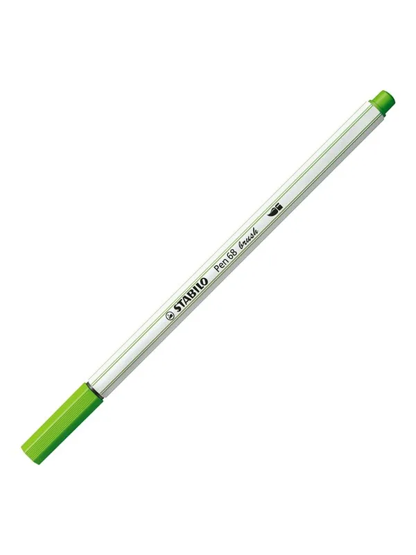 STABILO Pen 68 Brush - Felt-tip pen - Light green (33)