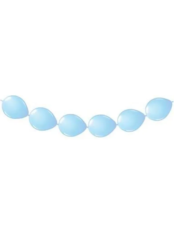 Folat BV Light Blue Knot Balloons 8 pcs.