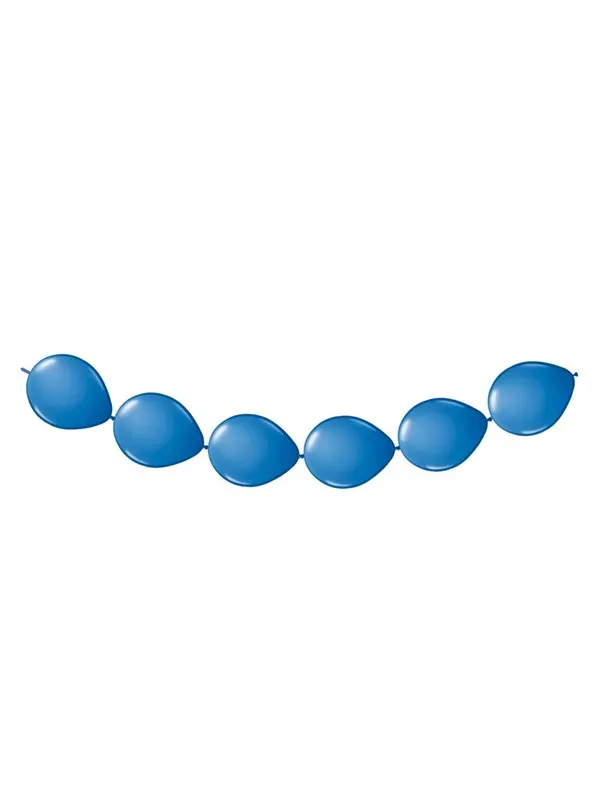 Folat BV Blue Button Balloons 8 pcs.
