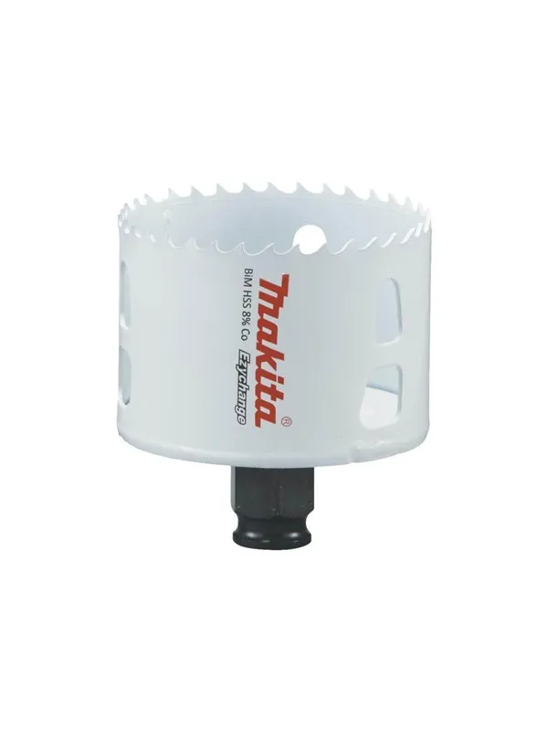 Makita E-03903 EZYCHANGE Hole Saw - for Wood Metal Plastic Aluminium Stainless Steel Chipboard Non-ferrous Metal Plywood Steel Brass Ferrous Metal