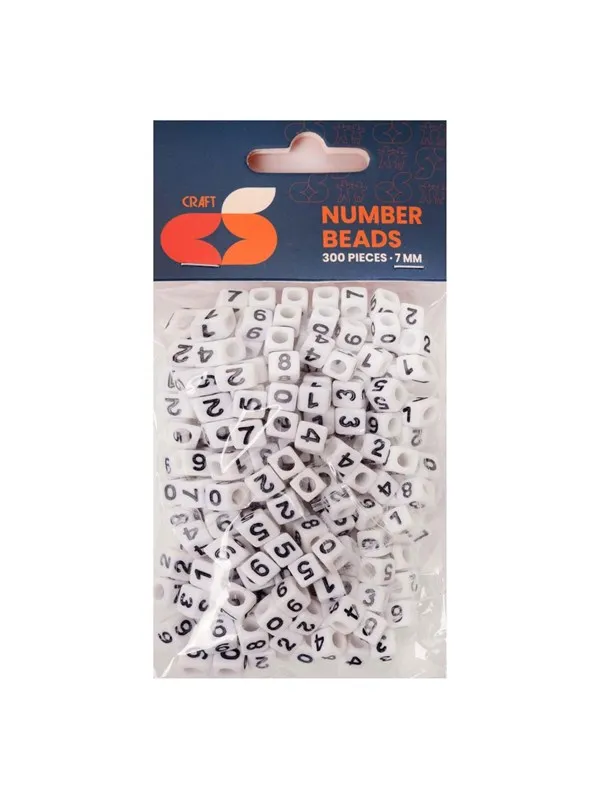 Colorations - Number Beads 7mm 300pcs.